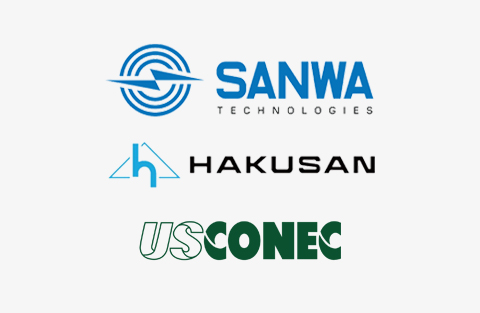 Sanwa Hakusan US Conec Logo
