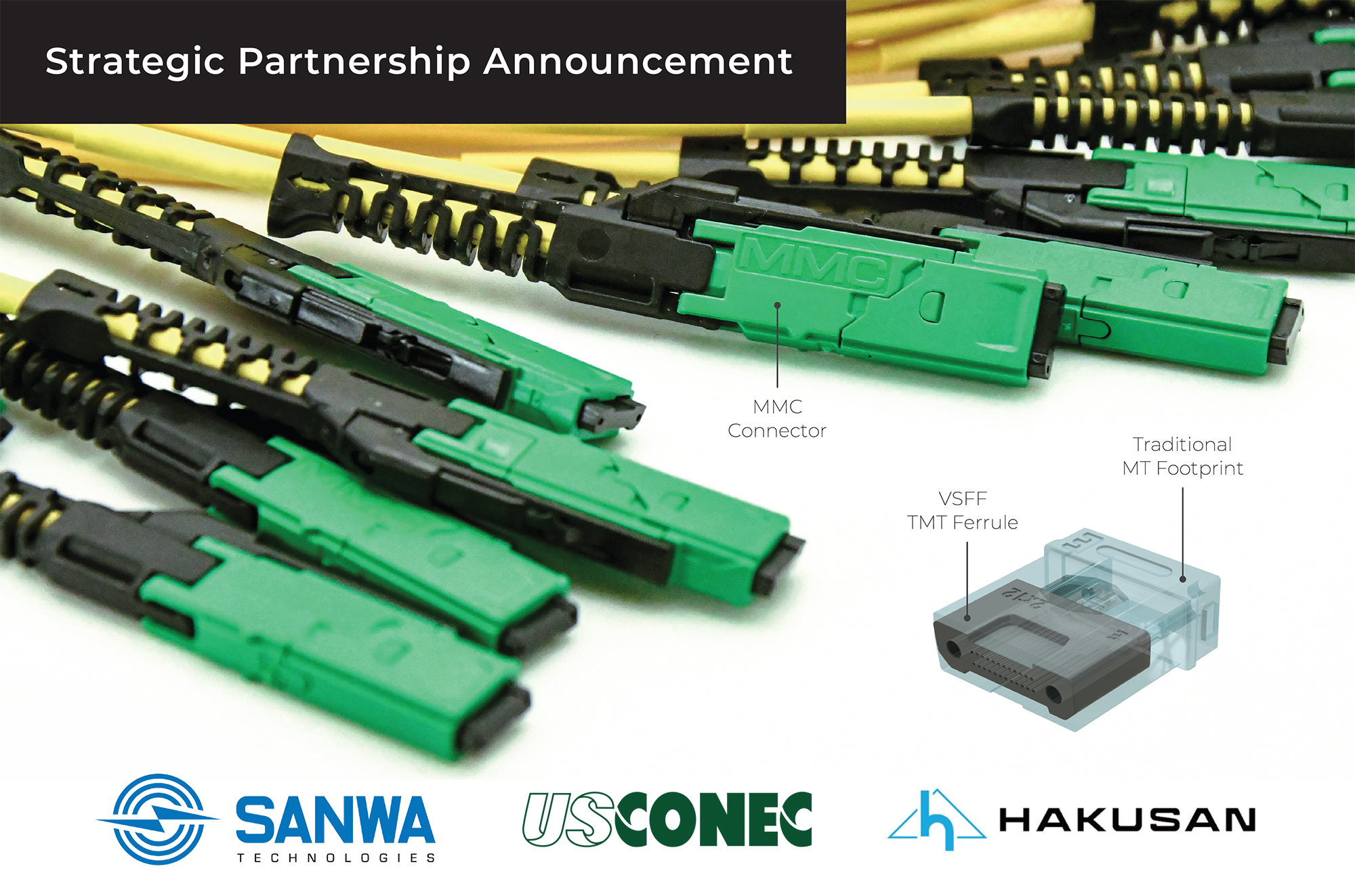 US Conec + Sanwa + Hakusan Collaboration